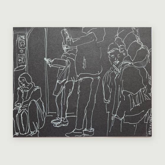 Sem título, desenho sobre papel, 2025