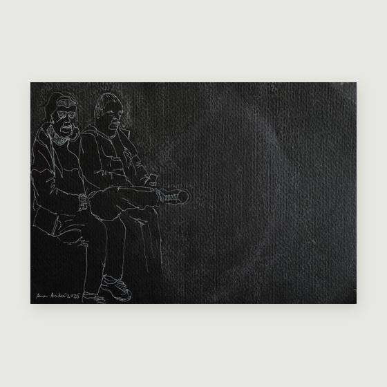 Sem título, desenho sobre papel, 2025